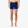 imageLacoste Mens Cotton Stretch Essentials Boxer Briefs 5PackDeep Ocean