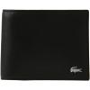 imageLacoste Mens Fitzgerald Small Billfold Wallet Black One SizeBlack