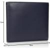 imageLacoste Mens Fitzgerald Small Billfold Wallet Black One SizeBlue NocturneBlue