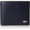 imageLacoste Mens Fitzgerald Small Billfold Wallet Black One SizeBlue NocturneBlue