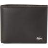 imageLacoste Mens Fitzgerald Small Billfold Wallet Black One SizeDark Brown