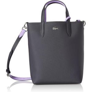 imageLacoste Anna Reversible Coated Canvas Tote Bag and Detachable PouchDark Sapphires Neva