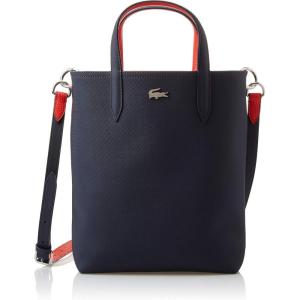 imageLacoste Anna Reversible Coated Canvas Tote Bag and Detachable PouchForest GreenNavy BlueAconitWhite