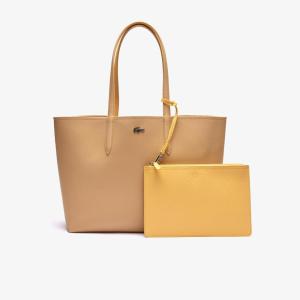 imageLacoste Anna Reversible Tote BagCroissant Cornsilk