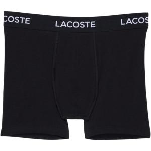 imageLacoste Mens Cotton Stretch Essentials Boxer Briefs 5PackBlack