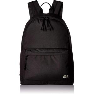 imageLacoste Solid Canvas BackpackBlack