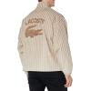 imageLacoste Mens Monogram Print Ombr rack JacketCookieSawdustlapland