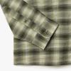 imageLacoste Mens CottonWool Blend Checked Flannel ShirtKhakiMultico