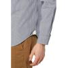 imageLacoste Mens Long Sleeve Checked Gingham ButtonDown ShirtWhiteNavy Blue