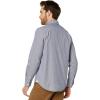 imageLacoste Mens Long Sleeve Checked Gingham ButtonDown ShirtWhiteNavy Blue