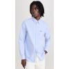 imageLacoste Mens Long Sleeve Solid Slim Fit Poplin ShirtOverview