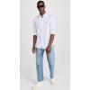 imageLacoste Mens Long Sleeve Solid Slim Fit Poplin ShirtWhite