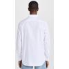 imageLacoste Mens Long Sleeve Solid Slim Fit Poplin ShirtWhite