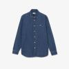 imageLacoste Mens Regular Fit Denim ShirtDeep Medium
