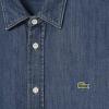imageLacoste Mens Regular Fit Denim ShirtDeep Medium