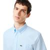 imageLacoste Mens Regular Fit Short Sleeved Oxford ShirtWhiteOverview