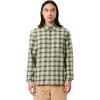 imageLacoste Mens CottonWool Blend Checked Flannel ShirtKhakiMultico