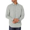 imageLacoste Mens Long Sleeve Checked Gingham ButtonDown ShirtWhiteGreen