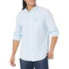 imageLacoste Mens Long Sleeve Checked Gingham ButtonDown ShirtWhiteOverview