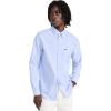 imageLacoste Mens Long Sleeve Solid Slim Fit Poplin ShirtOverview