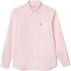 imageLacoste Mens Regular Fit Cotton Oxford ShirtWhiteNidus