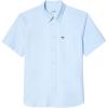 imageLacoste Mens Regular Fit Short Sleeved Oxford ShirtWhiteOverview