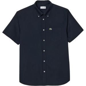 imageLacoste Mens Regular Fit Short Sleeved Oxford ShirtAbysmAbysm
