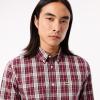 imageLacoste Mens Check Print Stretch ShirtExpressoHammam