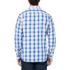 imageLacoste Mens Check Print Stretch ShirtWhiteMarinaoverviewaby