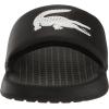 imageLacoste UnisexChild Croco 10 SandalBlackWhite