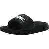 imageLacoste UnisexChild Croco 10 SandalBlackWhite