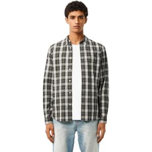 imageLacoste Mens Check Print Stretch ShirtFlourSapwood