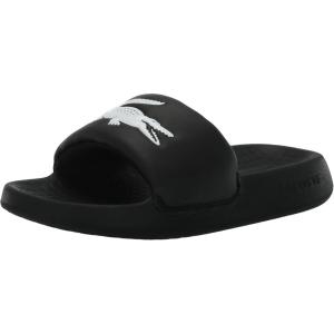 imageLacoste UnisexChild Croco 10 SandalBlackWhite