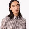 imageLacoste Mens Checked Poplin ShirtMyrrhMultico