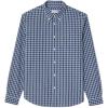 imageLacoste Mens Checked Poplin ShirtNavy Blue  Multico