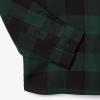 imageLacoste Mens Cotton Twill Plaid OvershirtBlackSinople