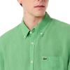 imageLacoste Mens Regular Fit Linen ShirtLiamone