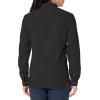 imageLacoste Mens Slim Fit Stretch Poplin Long Sleeve Button Down ShirtNoir