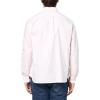 imageLacoste Mens Striped Oxford Cotton Shirt with PocketNidusWhite