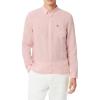 imageLacoste Mens Regular Fit Linen ShirtFlamingo