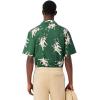 imageLacoste Mens Short Sleeve Rene Graphic Woven ShirtGreen