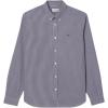 imageLacoste Mens Regular Fit Checked ShirtWhite  Navy Blue