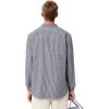 imageLacoste Mens Regular Fit Checked ShirtWhite  Navy Blue