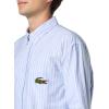 imageLacoste Mens Long Sleeve Croc Signature Woven ShirtOverview  White