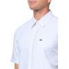 imageLacoste Mens Short Sleeved Oxford Cotton ShirtOverview  White