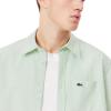 imageLacoste Mens Short Sleeved Oxford Cotton ShirtWhite  Liamone