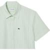 imageLacoste Mens Short Sleeved Oxford Cotton ShirtWhite  Liamone