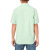 imageLacoste Mens Short Sleeved Regular Fit Gingham Print ShirtWhite  Liamone