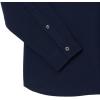 imageLacoste Mens Slim Fit Long Sleeve Woven ShirtNavy Blue
