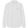 imageLacoste Mens Slim Fit Long Sleeve Woven ShirtWhite